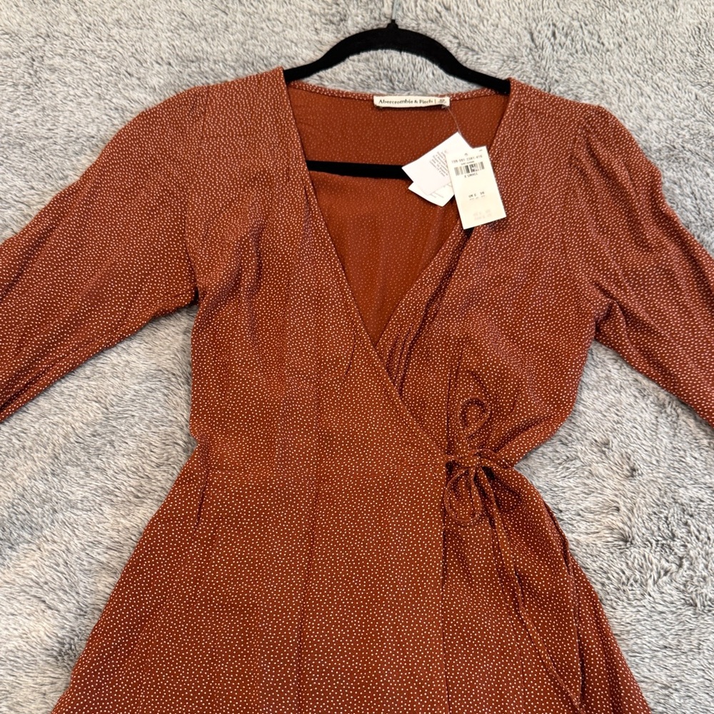 Abercrombie & Fitch Rust Mini Dress - Picture 5 of 10